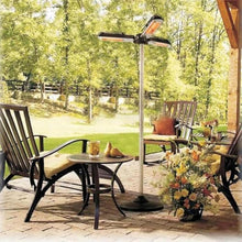 Outdoor Heater for Patio, Infrared Heating, Electric Umbrella Heater, Suitable for Patio, Commercial and Residential, 500W/1000W/1500W Adjustable