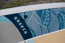 Boardworks Kraken Stand Up Paddleboard Epoxy Hardboard Bamboo/Grey/Ocean