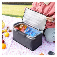 Insulation and Cold Storage Folding Picnic Basket Portable Fruit Outdoor