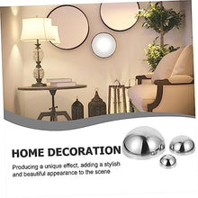 DULAI Mirror Finish Garden Ball,Gazing Balls, Household Head Stainless Steel (Color : Silver, Size : 200x400mm)