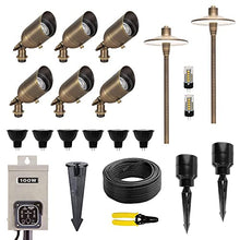 Lumen Logic 12V LED Landscape Lighting Kit (6 Spotlights, 2 Path Lights)