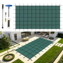 AMZSTAN 32 x 52 FT Inground Pool Cover with Complete Installation Kit