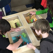 Whitney Brothers Mobile Sensory Table with Trays Natural UV