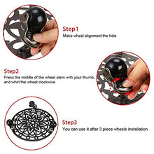 SIDUFHAOPKLL Cast Iron Plant Pallet Caddy Pot With Heavy Duty Wheels Round Flower Planter Trolley Casters Rolling Tray Coaster(E)