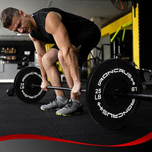 Iron Crush Olympic Bumper Plates Set - Virgin Rubber Weights for Strength Training 160LB Set