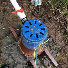 OLONETO 3000W 220V Hydroelectric Pelton Generator Oblique Strike-Water Wheel Turbine, 3KW Portable Small Outdoor Hydro Power Station, Water Flow Generator For Home