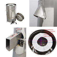 HayWHNKN Electric Salad Spinner 5.5 Gallon Stainless Steel Silver
