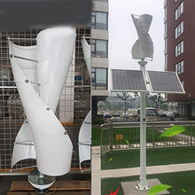 AISINILALAO 12000W Vertical Spiral Wind Power Turbine Generator+ 110V/220V Vertical Wind Generat Kit Free Energy Altern with Mppt Controller for Home Use,24v