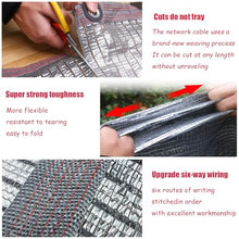 28 x 44FT 75% Reflective Aluminet Shade Cloth - Durable Sun Protective Shade Covers with Grommets Providing UV Protection and Cooling for RV Camping Chicken Coop Garden Greenhouse Pickup Trunk
