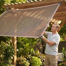 ZGLCQSGY Shade Fabric Sun Shade Cloth Privacy Screen with Grommets for Patio Garden Pergola Cover Canopy 42x47 FT, Brown