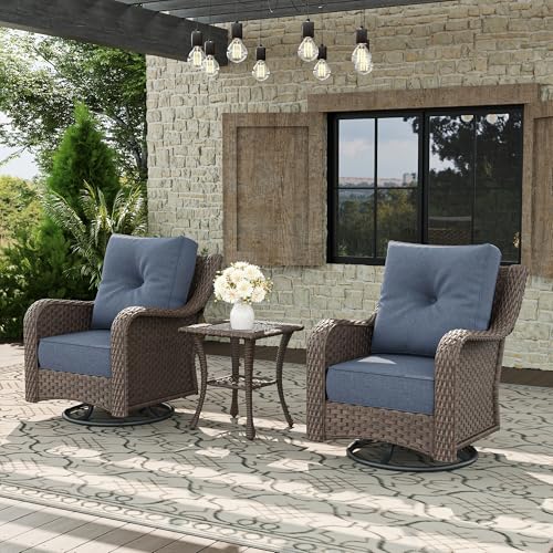 Aeeiua 3 Piece Outdoor Patio Furniture Set