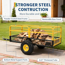 Hosslly Garden Cart - 1500 Lb Capacity, Utility Wagon