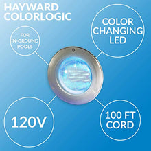 Hayward ColorLogic 4.0 LED Pool Light Stainless Steel 100 Ft Cord White