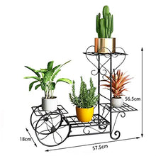 MIIKHI Plant Stand Iron Flower Rack Plant Stand Flower Stand Bonsai Display Shelf Garden Patio Balcony Decoration Flower Pot Plant Shelves Flower Pot Stand
