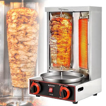 YXCUSAM Gas Gyros Rotisserie Grill, Vertical Broiler Gyro Meat Rotisserie, Doner Kebab Machine,for Commercial Restaurant Home Kitchen