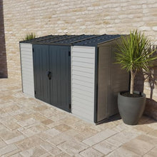 Duramax SideMate Plus Pro 10x4 Vinyl Outdoor Storage Shed with Double Doors