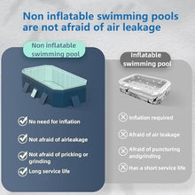 Foldable Swimming Pool, Portable Kiddie Pool, Non-inflatable Outdoor Pool, Thickened and Sturdy Swimming Pool, Foldable Family Pool, Wear-Resistant Swimming Pool, Sturdy Pool for Kids,260cm/102.36in