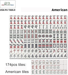 usamjtable Automatic Mahjong Table Wooden 36mm Tiles Reversible Cover C400