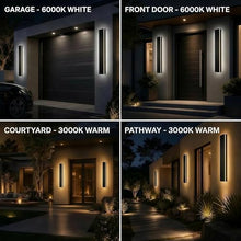 ZEOMLON 2 Pack 70in Outdoor Wall Light, 4.33in Wide LED Exterior Sconce