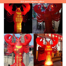 Inflatable Lobster for Restaurant Welcome Party Outdoor Decorations with Blower Advertising Birthday Party Decoration Arch Photo Props (5M)