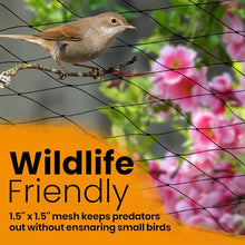 Harvesto Heavy Duty Bird Netting for Chicken Coops & Runs | Tree & Garden Netting Mesh 1-1/2" | Keep Hawks, Birds & Predators Away | Bird Netting for Blueberry Bushes, Vegetables & Fruit (50' x 150')