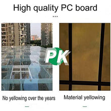 LFFH Polycarbonate Sheet, Greenhouses Insulation Daylighting Panel Greenhouses Insulation Daylighting PanelInstead of Glass (Color : Clear, Size : 1x30m)