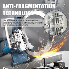 8800 W Concrete Ring Saw | With 2 Diamond Blade& Water Fed Dust Suppression For Granite/Concrete/Marble | Ring Power Cutter Saw- 2m Cut In 3 Min&Automatically Adjust Blade,Bladediameter17.71in