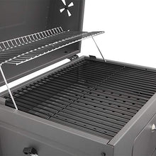Belovedkai BBQ Charcoal Grill,Portable Barbecue Grill with Thermometer, Ash Tray, Air Outlet,Wheels,for Outdoor Picnic, Camping, Patio Backyard Balcony Cooking, Black