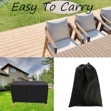 Patio Furniture Covers Waterproof Heavy Duty 53" L x 53" W x 30" H, Extra Large Garden Furniture Set Covers Waterproof, Oxford Cloth Cover Rectangle, Cloth Dust Covers for Furniture