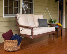 POLYWOOD® Vineyard Swing, White/Navy