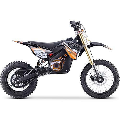 MotoTec 48v Pro Electric Dirt Bike 1600w Lithium Orange