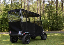 RED DOT Premium Golf Cart Enclosure Marine Grade Vinyl Black