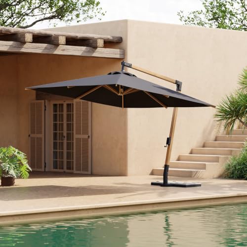OROTLECT 118" Cantilever Umbrella Outdoor Patio Offset Umbrella