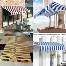 NYTFHMS Retractable Waterproof Patio Awning - Yellow Sun Shade Canopy for Windows & Doors, 5.5X2.5M Outdoor Umbrella Shelter for Home, Market & Shop Use,Yellow-4.5x2.5m