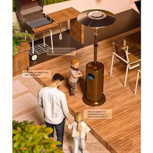 Propane Outdoor Heater Outdoor Heaters for Covered Patio Greenhouse Heater Outdoor Patio Heater with Wheels and Cover Auto Shut Off & Tip-Over Protection