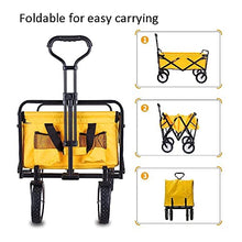Trolleys, Folding Garden Trolley Cart Heavy Duty Wagon Multifunction Shopping Cart Load：80Kg