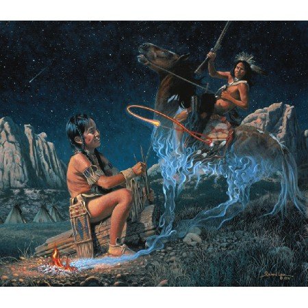 SunsOut Little Hawk's Vision 500 Piece Jigsaw Puzzle