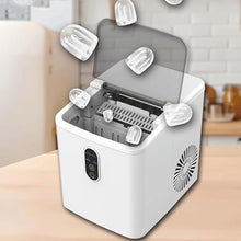 TEDILUVI Home Small Round Ice Maker Mini Desktop Manual Water Portable