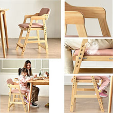 ZWLI Wooden Kids Dining Chair with Arms & Footrest, 6-Gear Adjustable Height, Grey