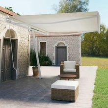 YAFODUTE Manual Retractable Awning Awning Retractable Patio awnings Remote sunsetter Manual Door Window Sunshade shelter Outdoor Canopy Exterior Shade carpa（Frame Included ）