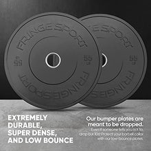 FringeSport MILSPEC Bumper Plates Set Black 100lb-260lb
