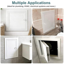 14"x24"/22"x40"/24"x48" Inspection Panel White Attic Access Door Wall Hatch｜Service Shaft Door for Conceals Pipes Wires Meters Fuse Box Cover(24x48in/61x122cm)