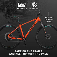 Mongoose Tyax Comp Adult Mountain Bike 29-Inch Wheels Medium Orange