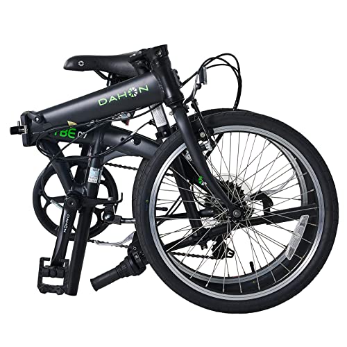 Dahon VYBE D7 Folding Bike Lightweight Aluminum Frame 7-Speed 20” Black