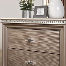HOMES: Inside + Out Bence Modern Wood Kid Nightstand Rose Gold Pink