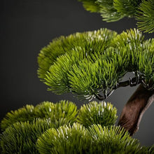 YXIANG56Q Fake Plants Entrance TV Cabinet Office Soft Living Room Decorations Zen Simulation Welcome Pine Bonsai Ornaments Bonsai Tree