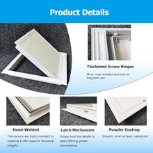 5" 6" 12" 16" 20" 26" 36" Access Panel for Drywall, Pull Open Cabinet Door, White Attic Access Door Plumbing Panel for Kitchen Storage Room Laundry Chute Ceiling(32x42in/81x107cm)