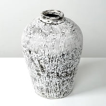 Artissance Tall Vintage Pot with White Paint Large, Off White (Size & Color Vary)