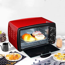 QERTYHJK Oven Household Multi-functional Electric Upper Down Temperature-controlled 12L Baking