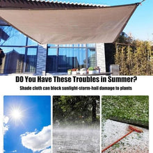 UV Protection Heavy Duty Outdoor Sun Shade Cloth with Grommets for Garden Patio Porch - 2m x 11m (6.5ft x 36ft)